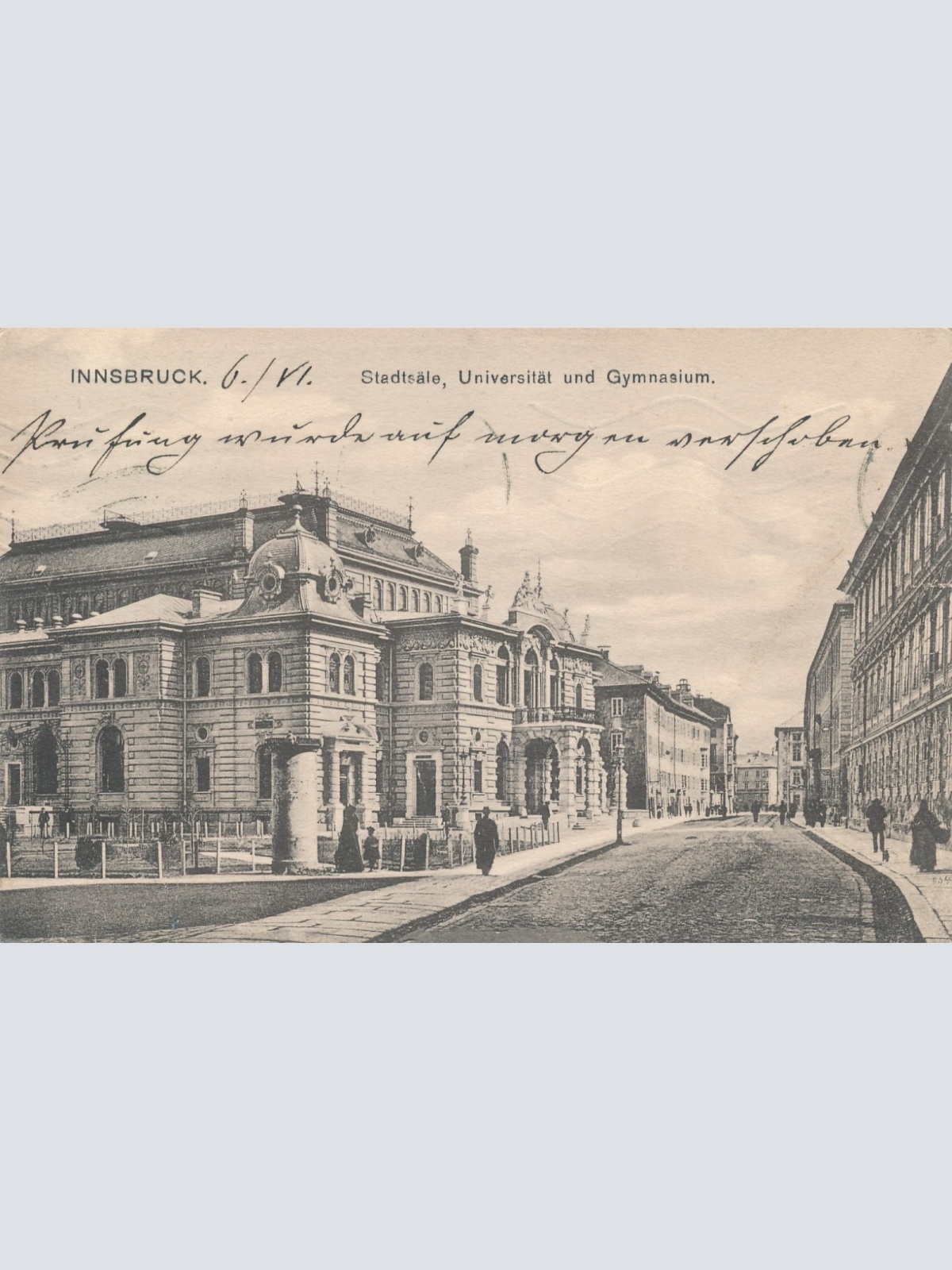 AK aus Innsbruck Stadtsäle Universität Tirol Ansichtskarte (14709)