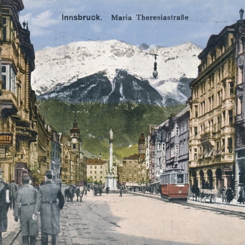 AK aus Innsbruck Maria Theresienstrasse Ansichtskarte (14686)