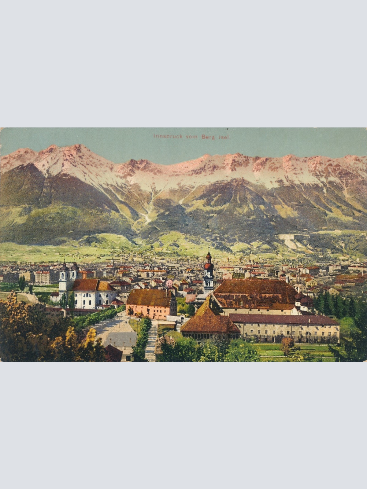 AK aus Innsbruck vom Berg Isel Ansichtskarte (14775)