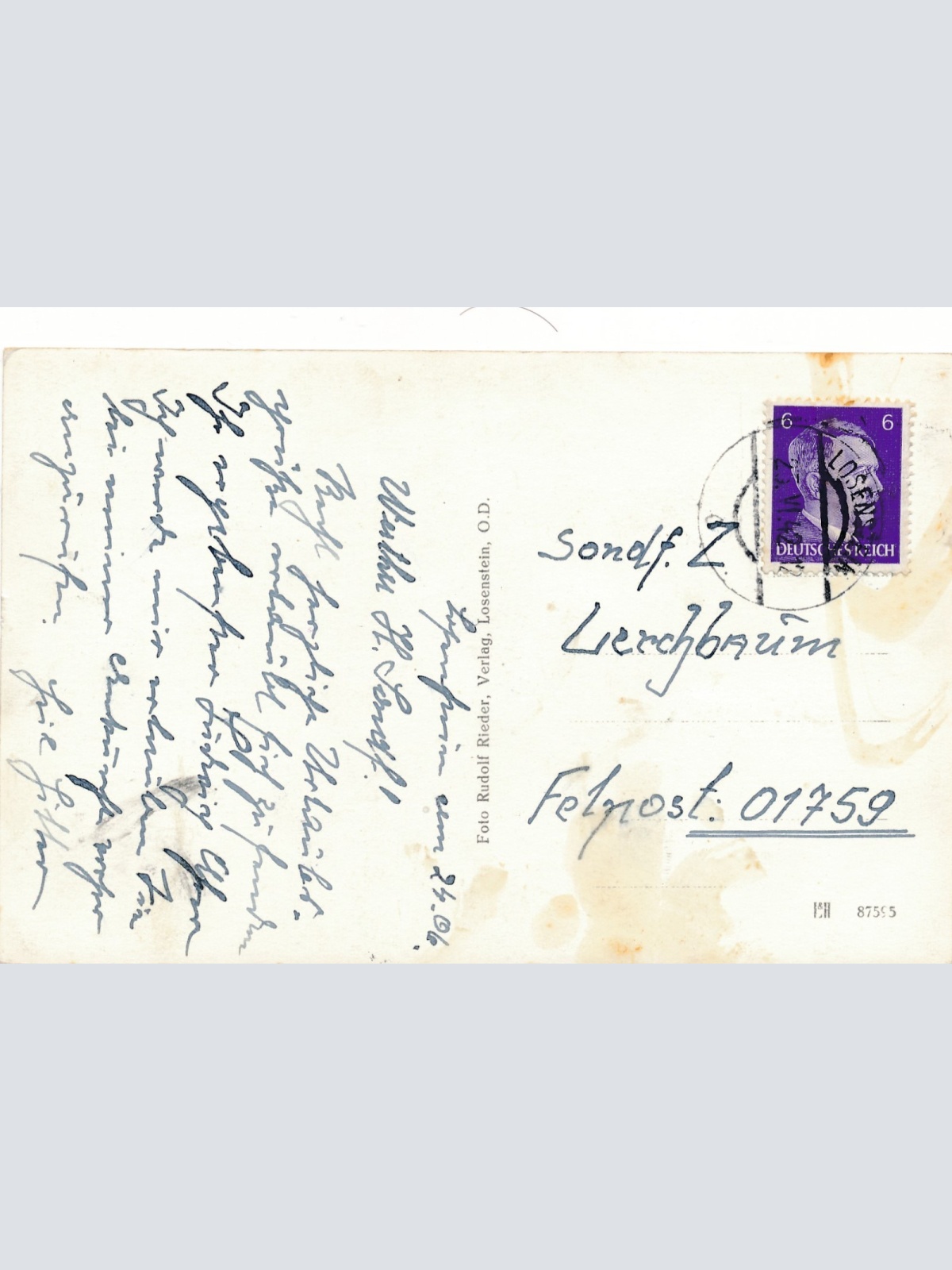 AK aus Losenstein Ansichtskarte Oberösterreich (14826)