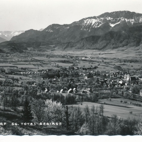 AK aus Kirchdorf mit totes Gebirge Ansichtskarte Oberösterreich (14829)