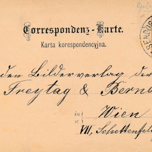 2 Kreuzer Ganzsachen - Karte aus Gelsendorf (14918)