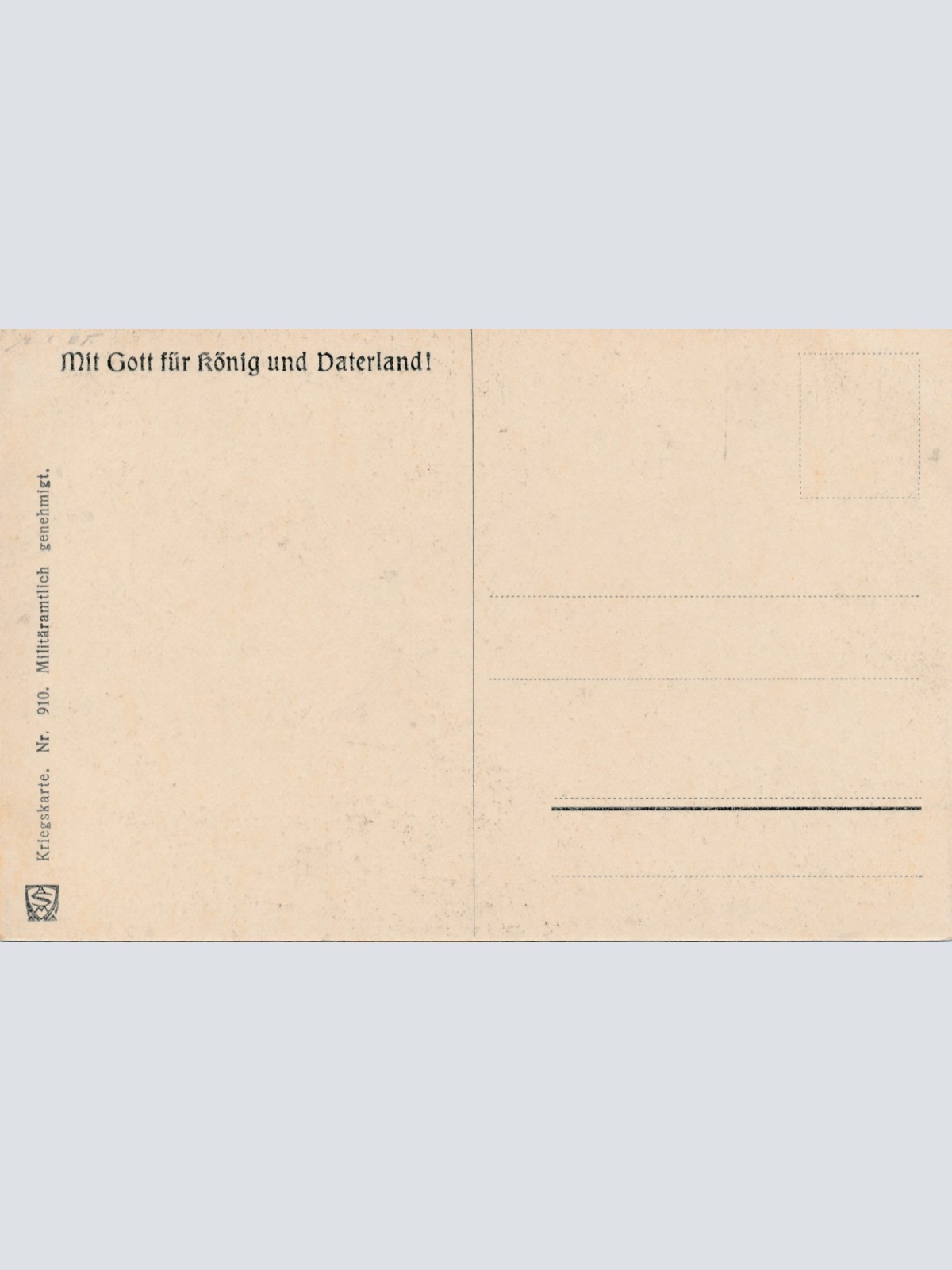 AK Dir mein Gott dir ergeb ich mich Vater ich rufe dich Militaria (14724)