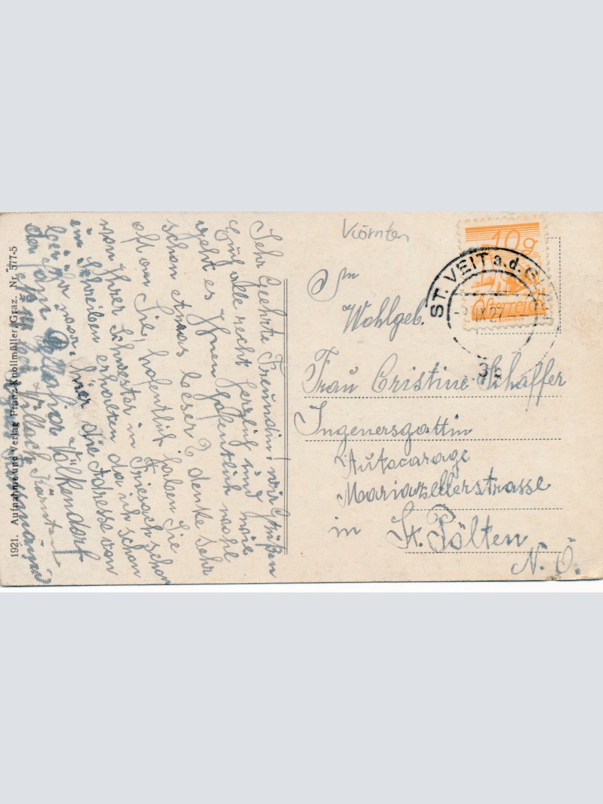 AK aus St. Veit Kärnten Ansichtskarte (14945)