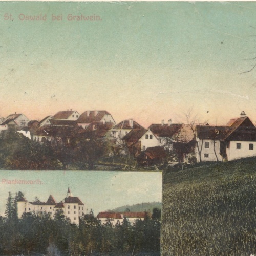 AK gruss aus St. Oswald bei Gratwein Steiermark Ansichtskarte (14890)