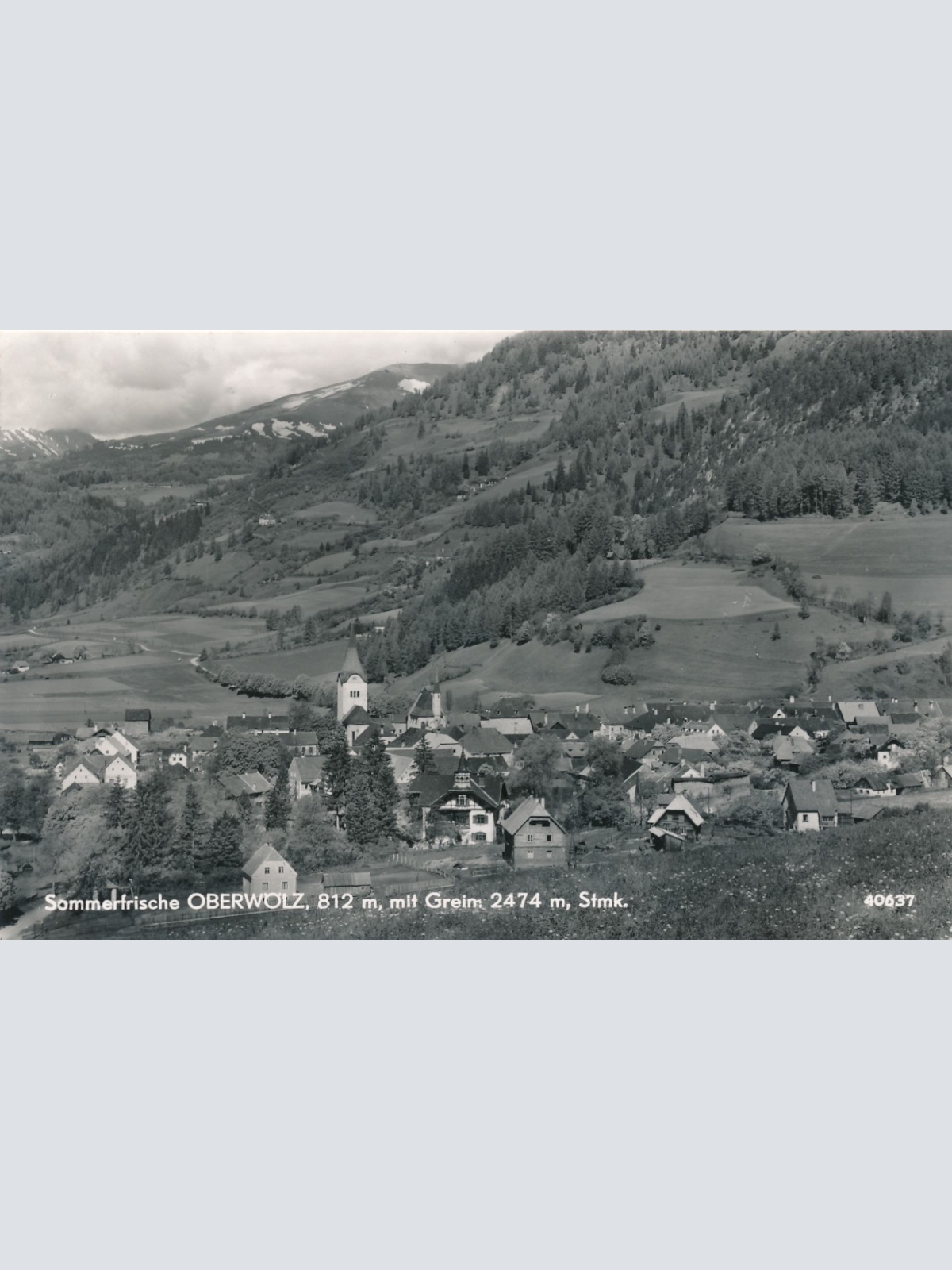 AK aus Oberwölz Steiermark Ansichtskarte (15051)