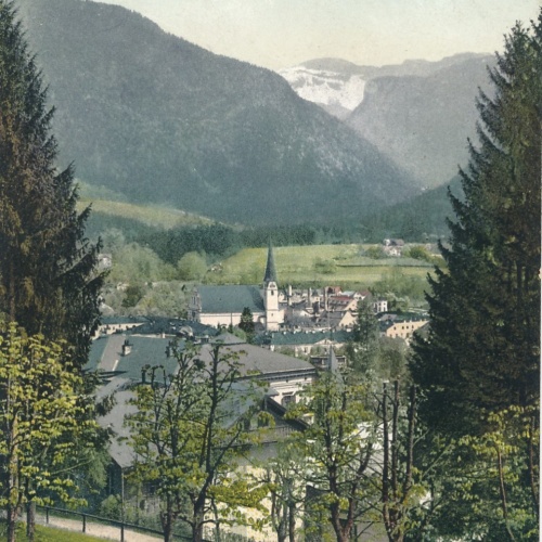 AK aus Bad Ischl vom Hotel Bauer Oberösterreich Ansichtskarte (15059)