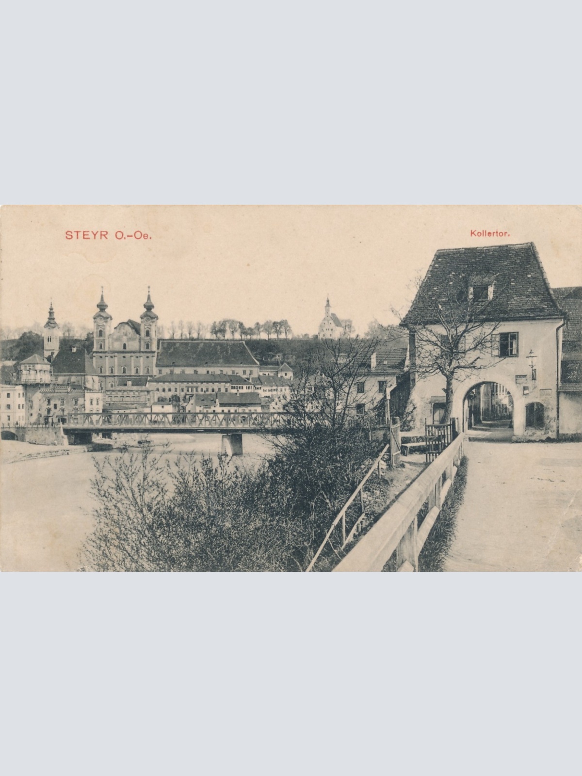 AK aus Steyr mit Kollertor Oberösterreich Ansichtskarte (15072)