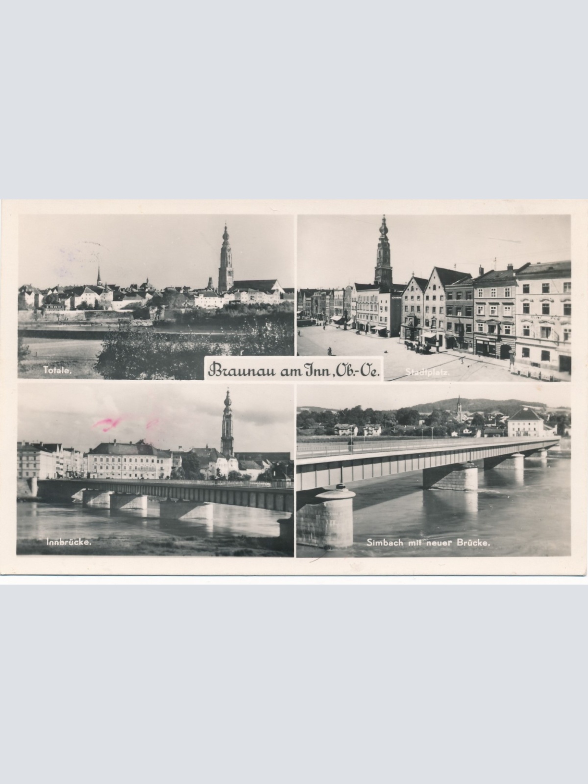 AK aus Braunau am Inn Mehrbildkarte Oberösterreich Ansichtskarte (15079)