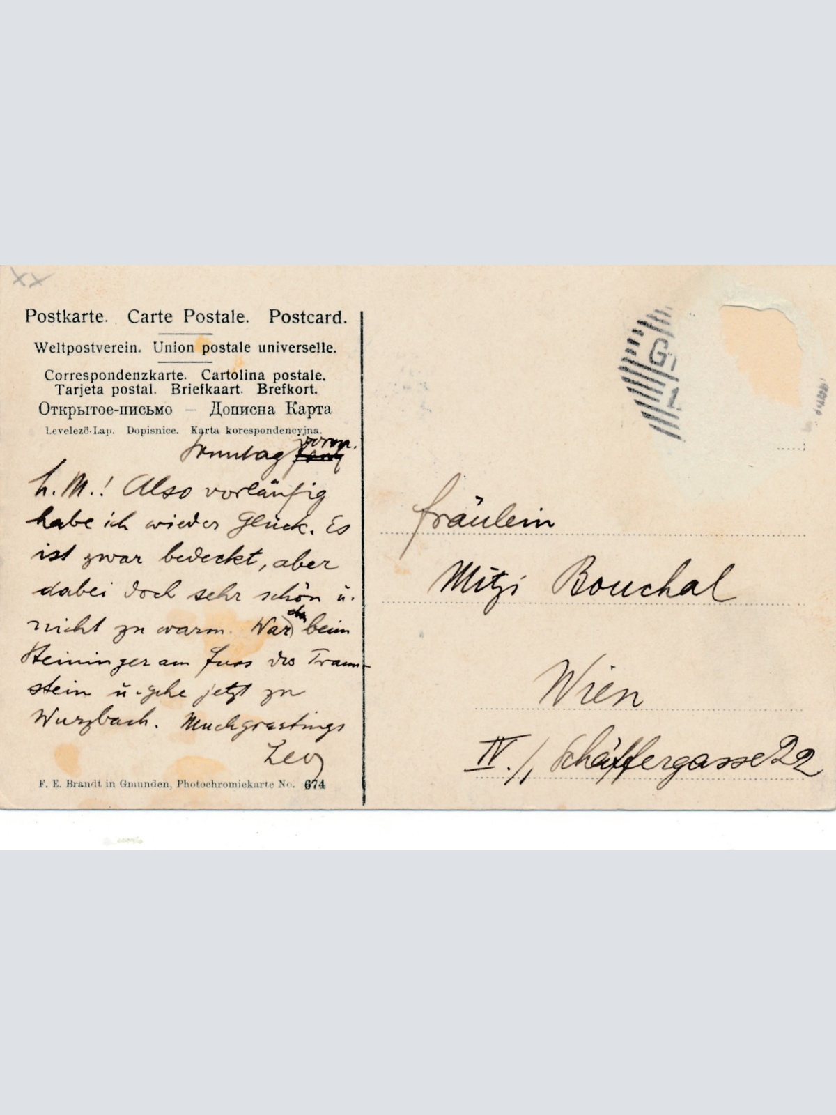 AK aus Gmunden Landungsplatz Oberösterreich Ansichtskarte (15088)