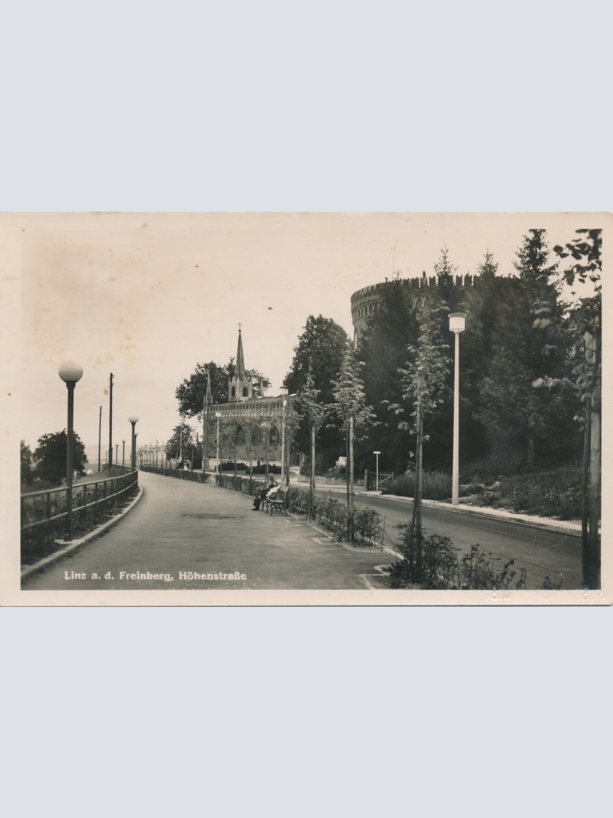 AK aus Linz an der Donau Freinberg Höhenstr Oberösterreich Ansichtskarte (15099)