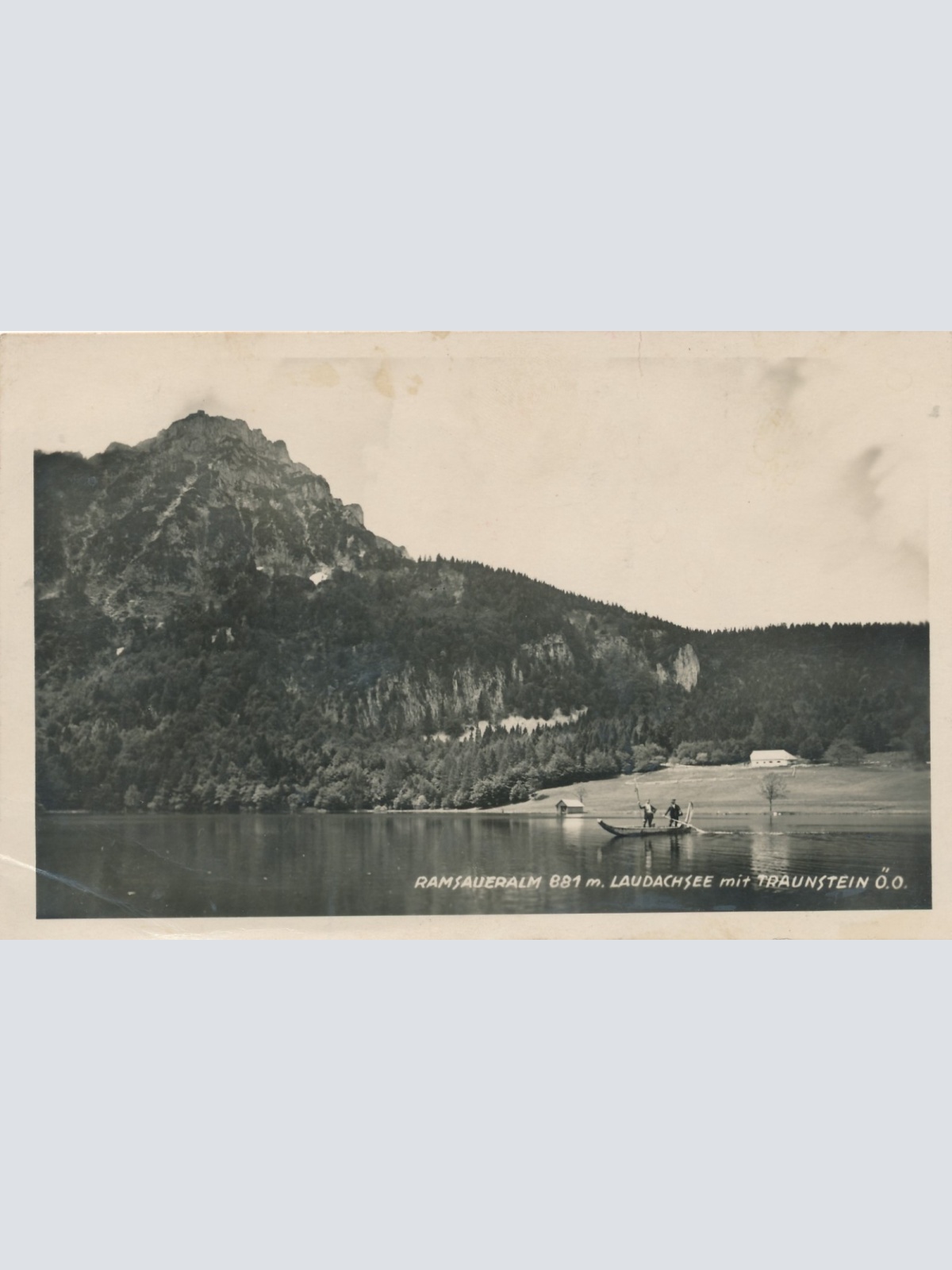 AK von der Ramsaueralm mit Laudachsee Oberösterreich Ansichtskarte (15112)