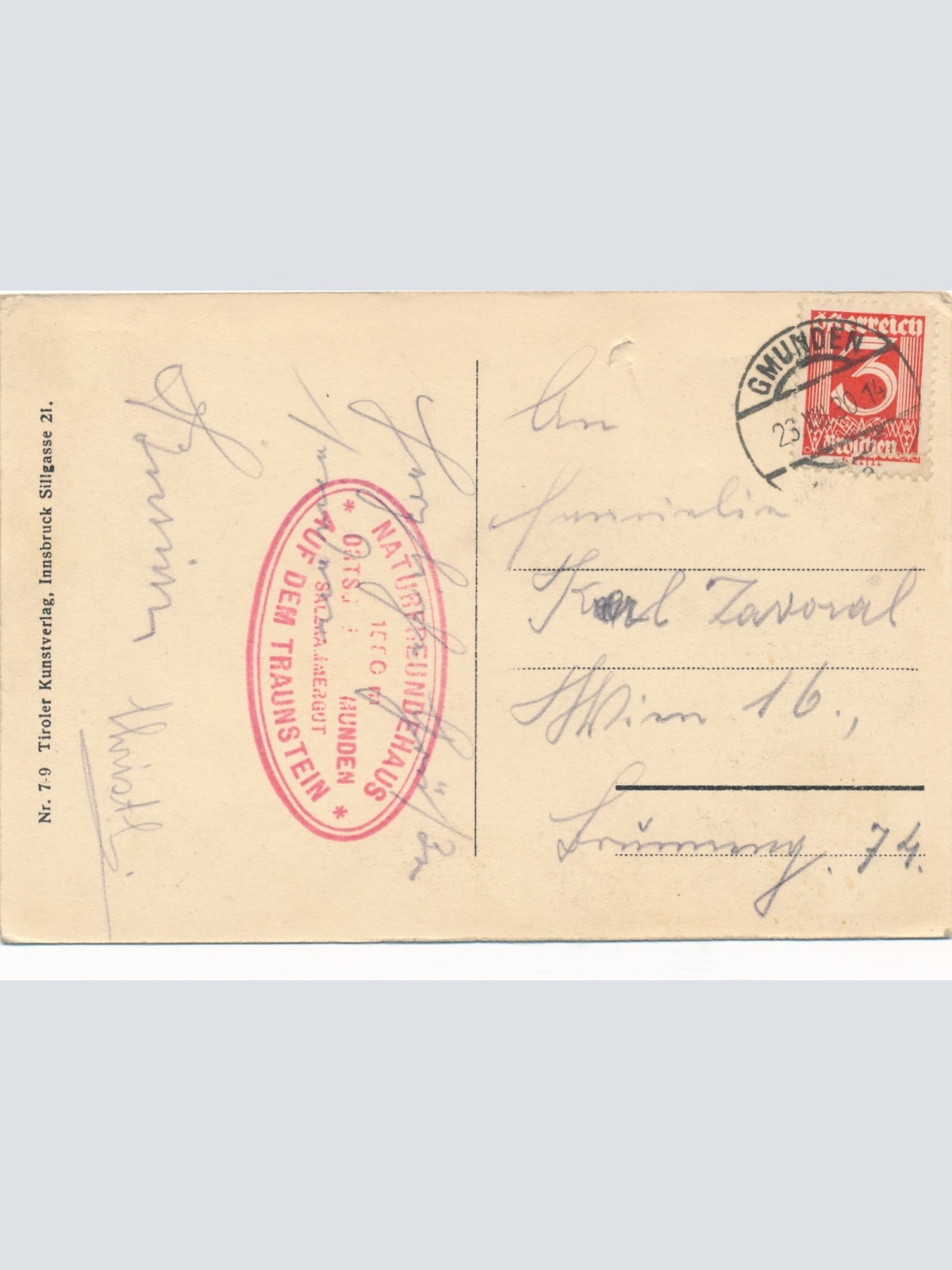 AK aus Gmunden vom Hochkogel Oberösterreich Ansichtskarte (15117)