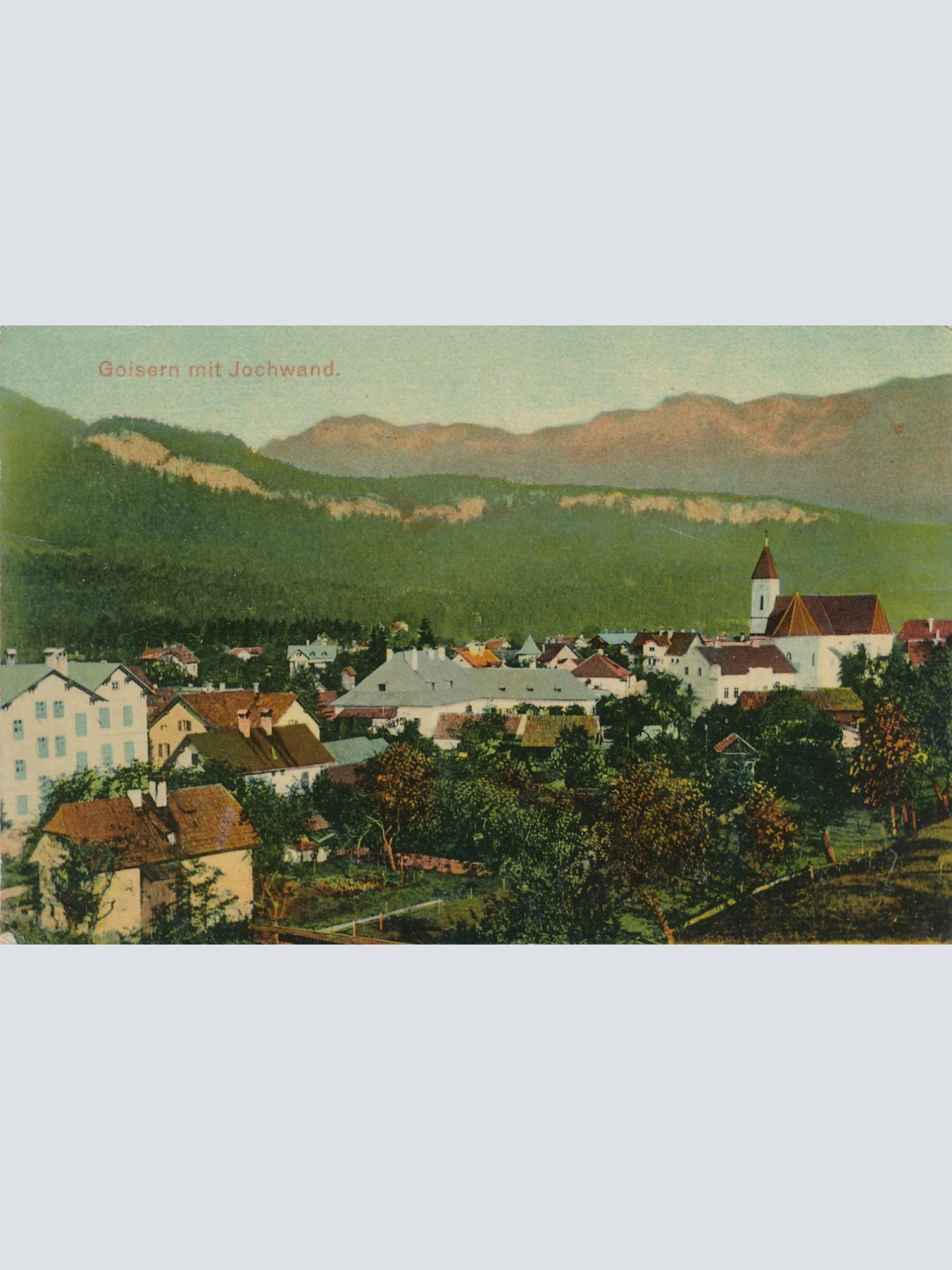 AK aus Goisern mit Jochwand Oberösterreich Ansichtskarte (15135)