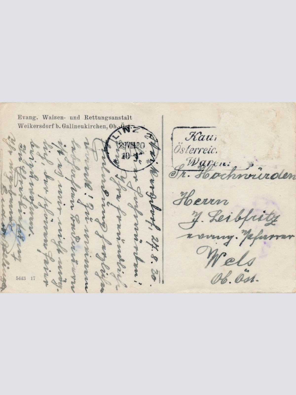 AK aus Weikersdorf bei Gallneukirchen Oberösterreich Ansichtskarte (15150)