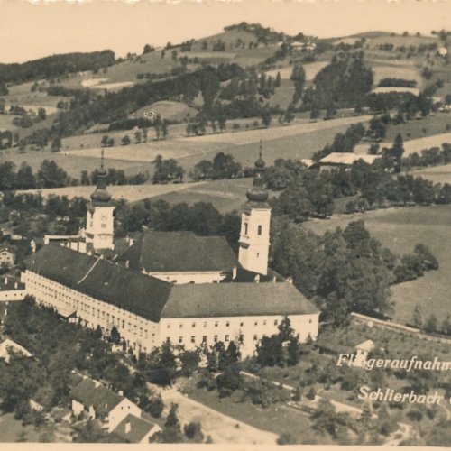 AK aus Schlierbach Fliegeraufnahme Oberösterreich Ansichtskarte (15158)