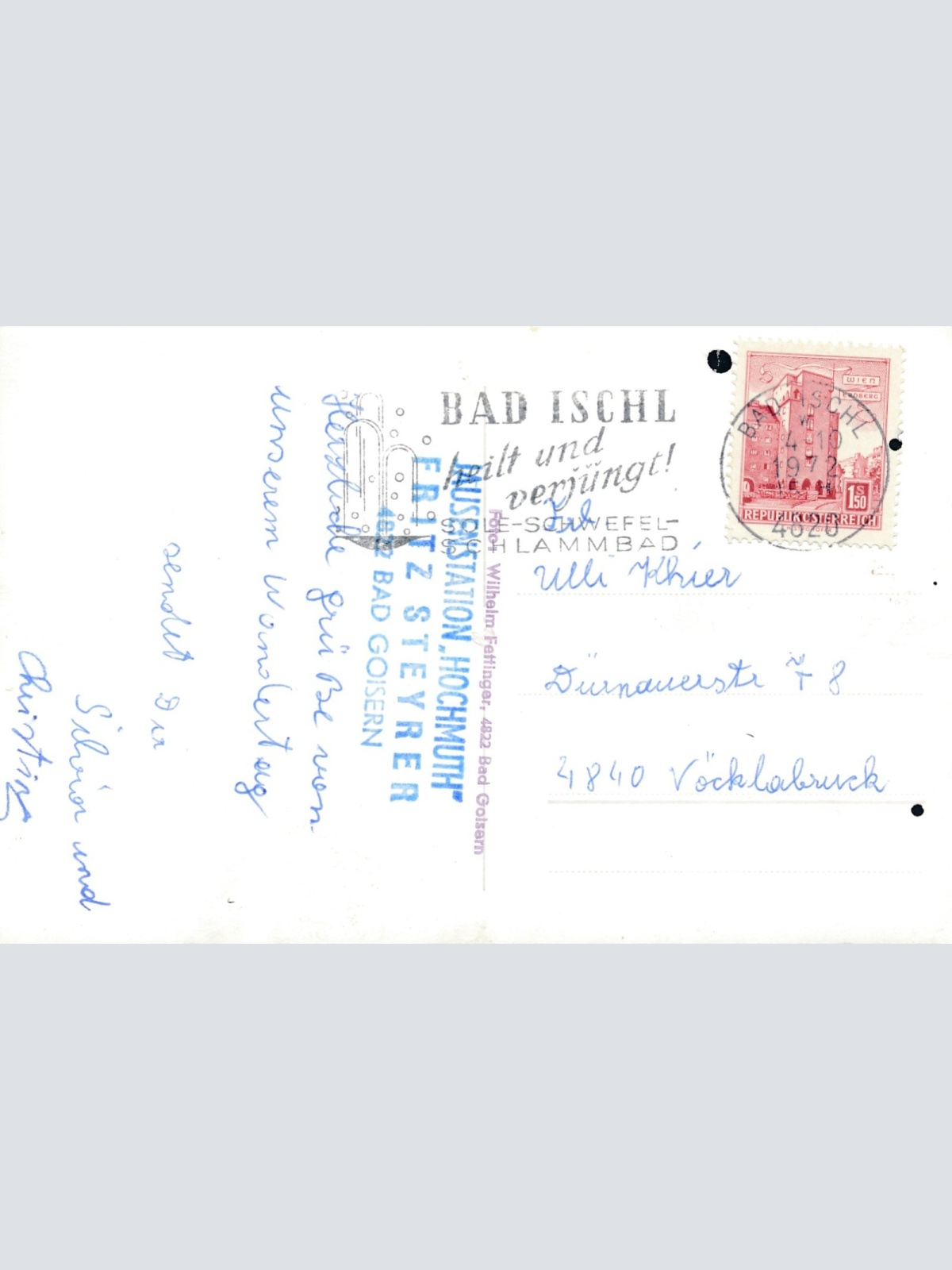 AK aus Bad Goisern Oberösterreich Ansichtskarte (15159)