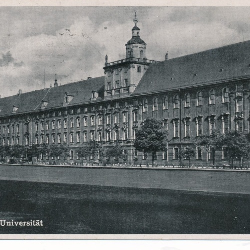 AK aus Breslau Universität Polen Ansichtskarte (14942)