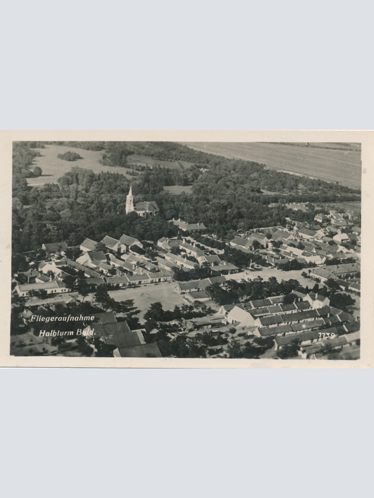 AK aus Halbturm Burgenland Fliegeraufnahme Ansichtskarte (14944)