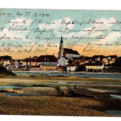 AK aus Schärding a. Inn, Oberösterreich Ansichtskarte (F411)