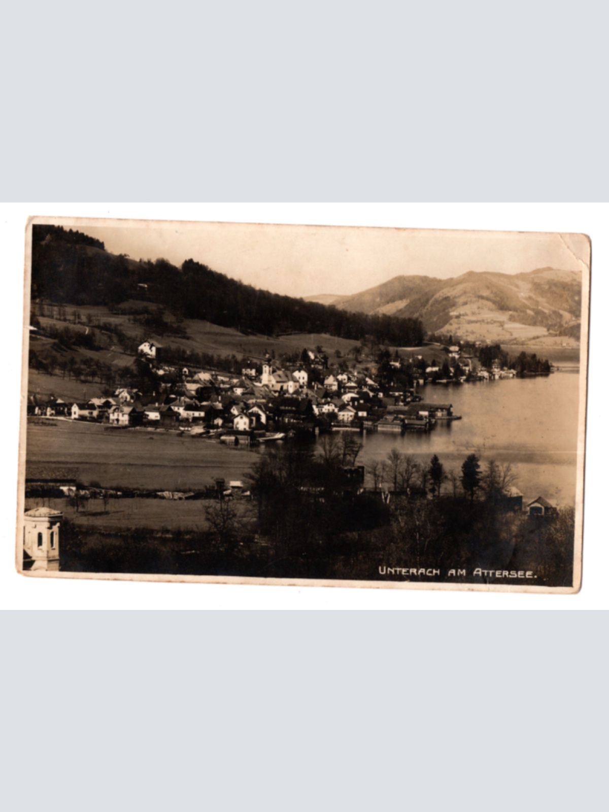 AK aus Unterach a. Attersee, Oberösterreich (F419)
