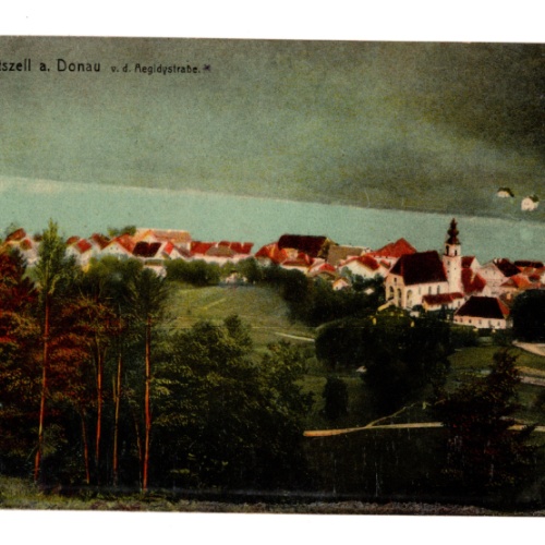 AK aus Engelhartzell a. Donau v. d. Aegidystraße , Oberösterreich (F420)