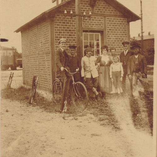 AK Annodazumals Kinder mit Fahrrad Ansichtskarte (15214)