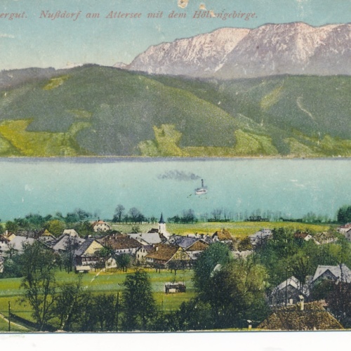 AK aus Nußdorf am Attersee Oberösterreich Ansichtskarte (15226)