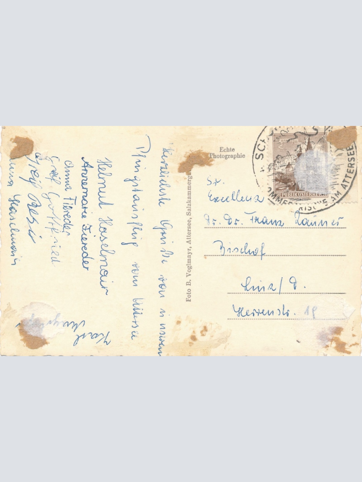 AK aus Nussdorf am Attersee Oberösterreich Ansichtskarte (15227)