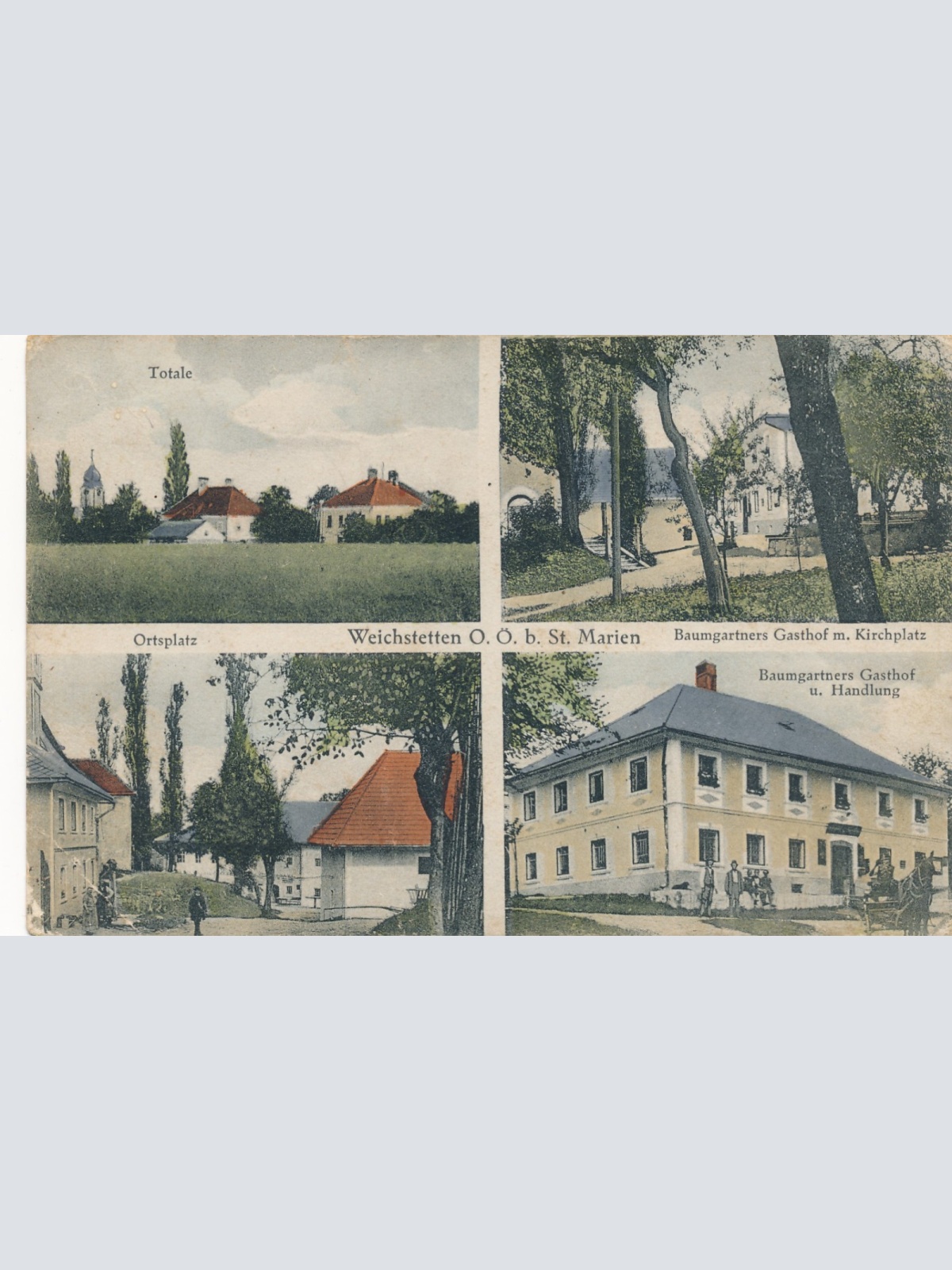 AK aus Weichstetten bei St. Martin Baumgartners Gasthof Ansichtskarte (15039)
