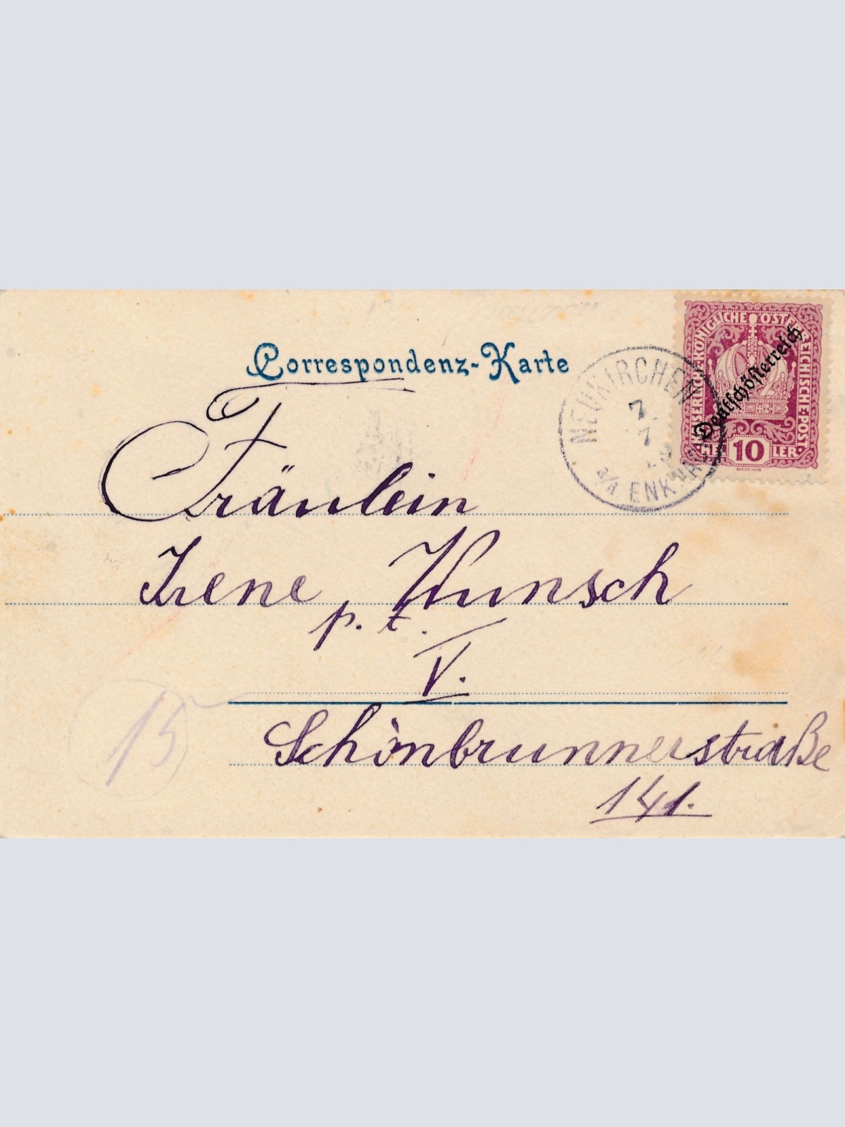 AK gruss aus Neukirchen an der Enknach Oberösterreich Ansichtskarte (15036)