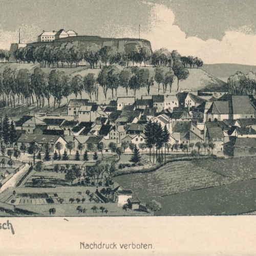 AK gruss aus Bitsch Frankreich Ansichtskarte (15944)