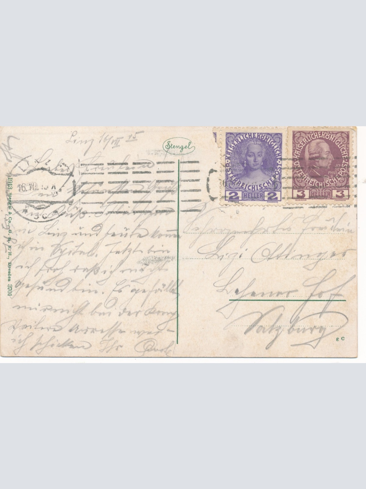 AK aus Linz an der Donau Franz Josef Warte Oberösterreich Ansichtskarte (15282)