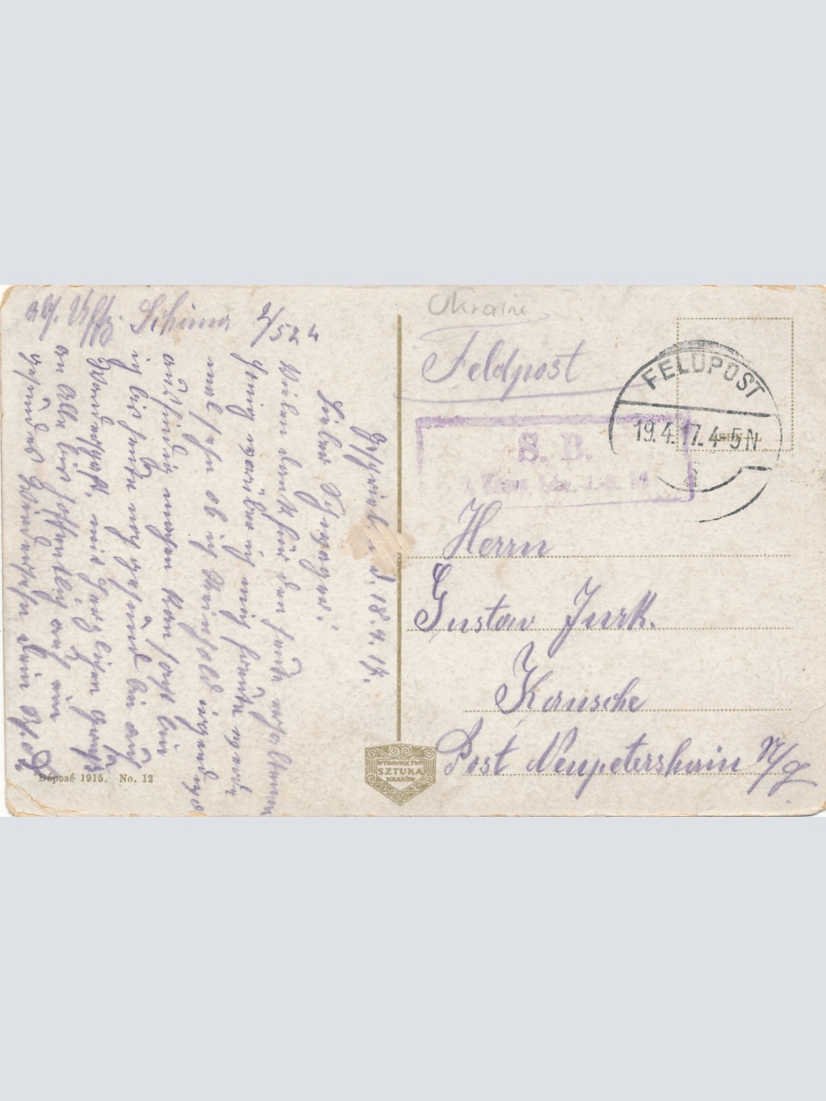 AK aus Lemberg 3. Maigasse Ukraine Ansichtskarte (15824)