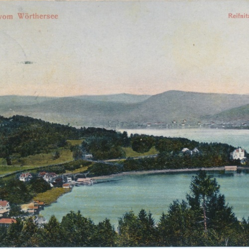 AK gruss vom Wörthersee Reifnitzer Bucht Kärnten Ansichtskarte (16076)