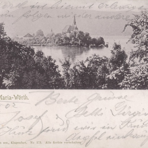 AK gruss aus Maria Wörth Kärnten Ansichtskarte (16070)