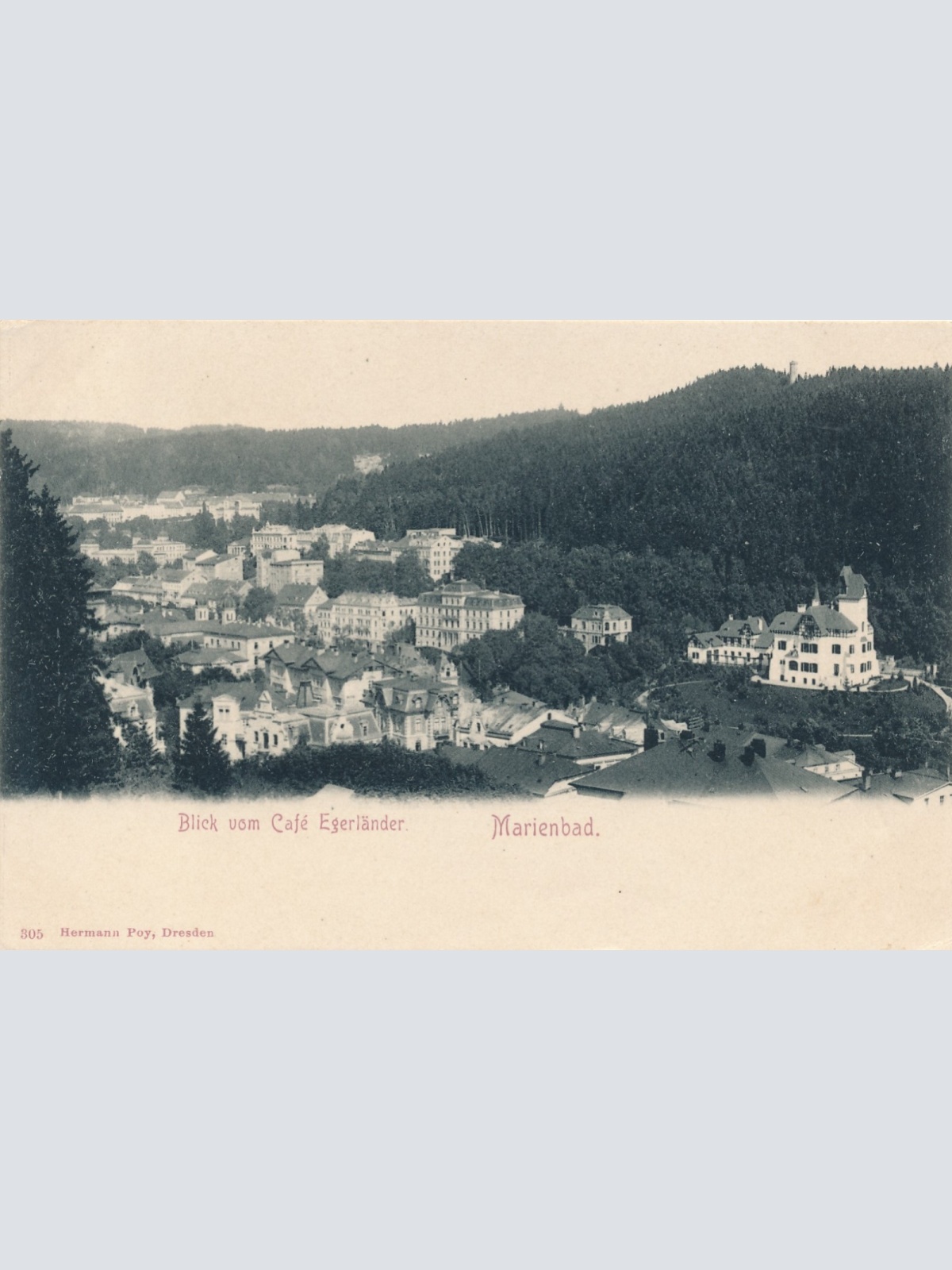 AK aus Marienbad Tschechoslowakei Ansichtskarte (15923)