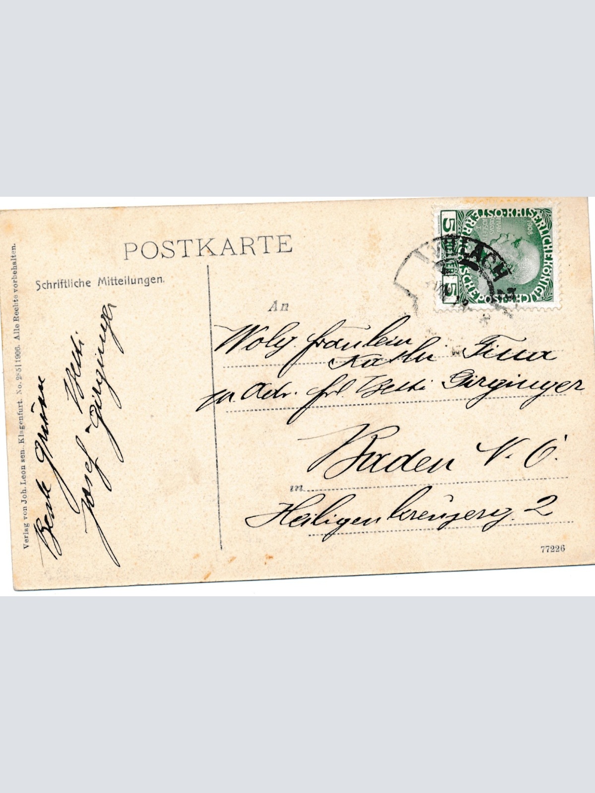 AK aus Villach Kärnten Ansichtskarte (16064)