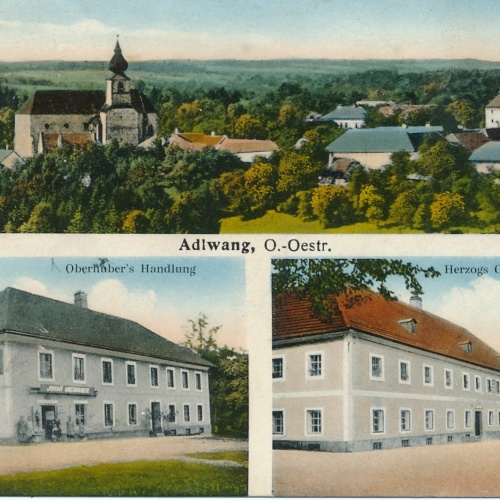 AK aus Adlwang mit Herzogs Gasthaus Oberösterreich Ansichtskarte (15655)