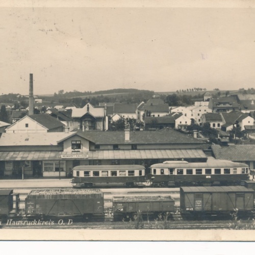 AK aus Neumark mit Bahnhof Oberösterreich Ansichtskarte (15253)