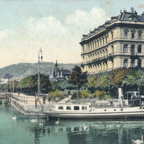 AK aus Gmunden Hotel Austria Oberösterreich Ansichtskarte (15602)