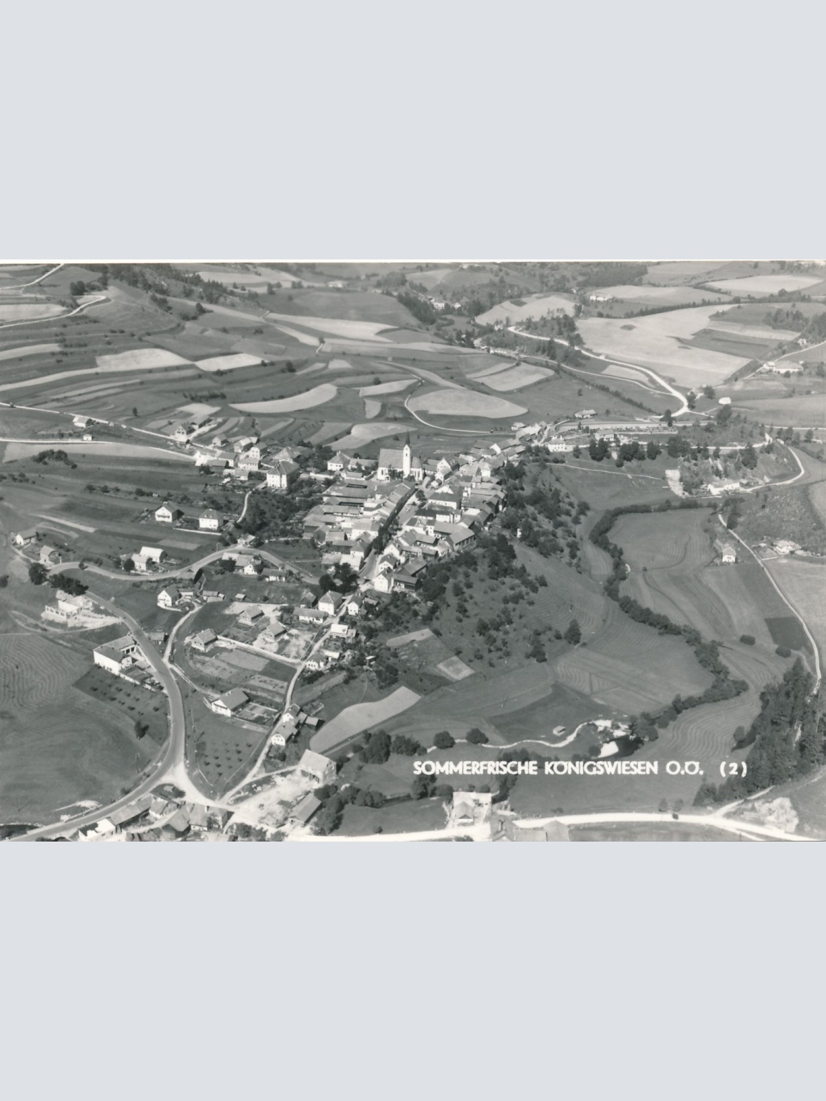 AK aus Königswiesen Luftbild Oberösterreich Ansichtskarte (15807)