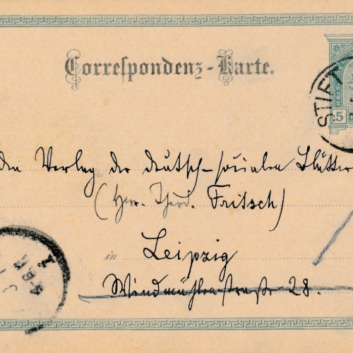 5 Heller Ganzsachen - Karte aus Stift Terl (16208)