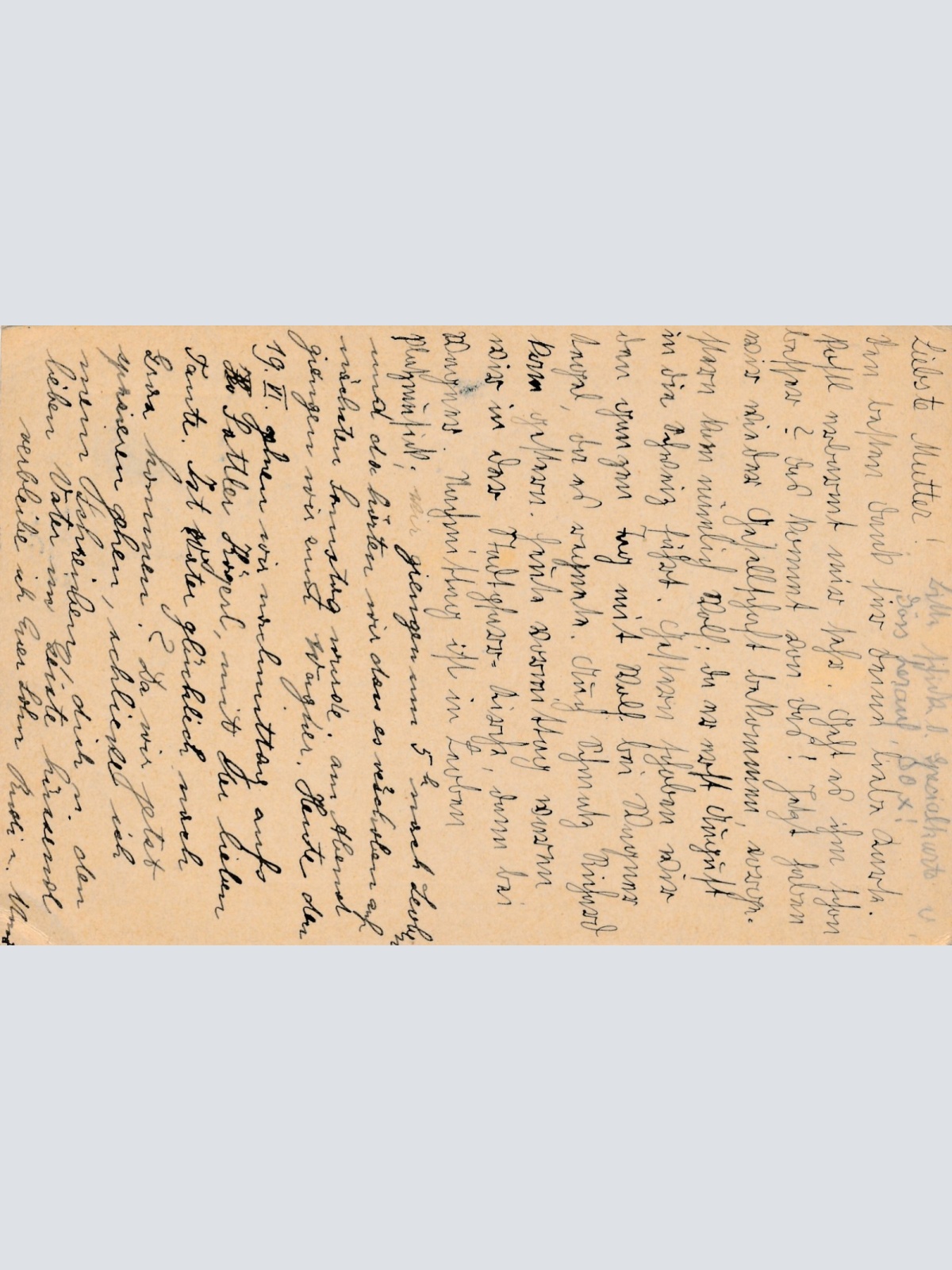 2 Kreuzer Ganzsachen - Karte aus Göss (16290)