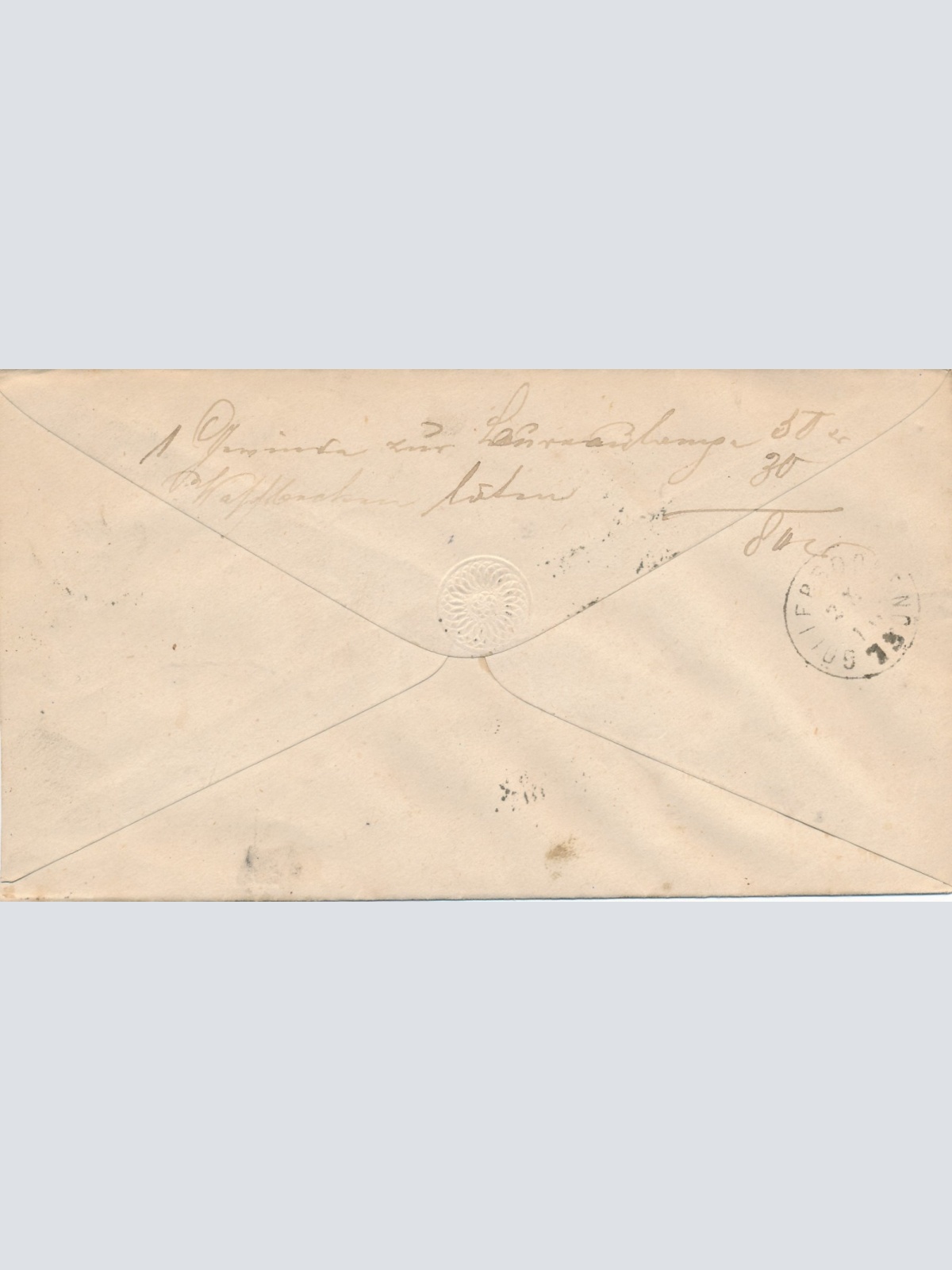 5 Kreuzer Ganzsachen - Brief - Karte aus Wien Alsergrund (16272)