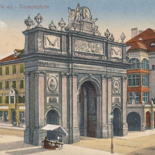 AK aus Innsbruck Triumphpforte Tirol Ansichtskarte (16098)