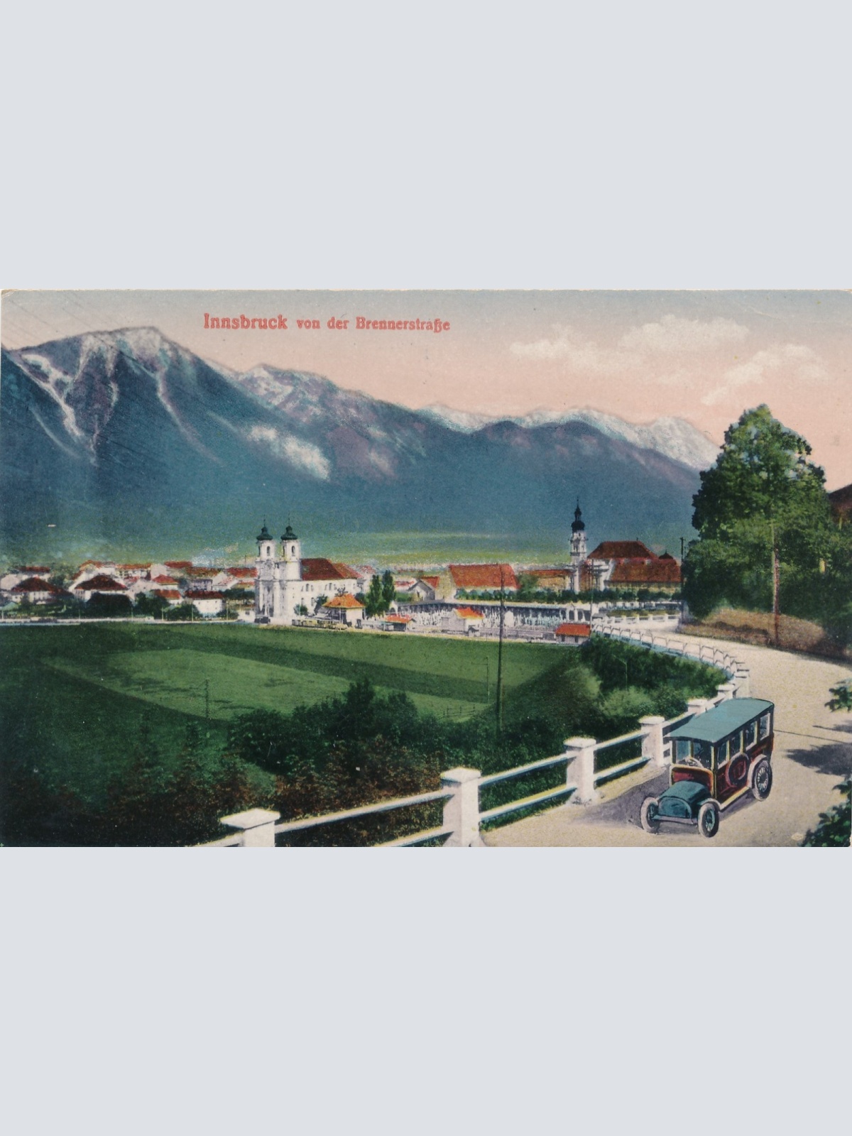 AK aus Innsbruck von der Brennerstrasse Tirol Ansichtskarte (16113)