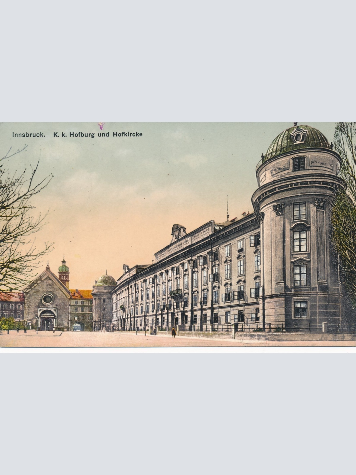 AK aus Innsbruck K.K. Hofburg und Hofkirche Tirol Ansichtskarte (16112)