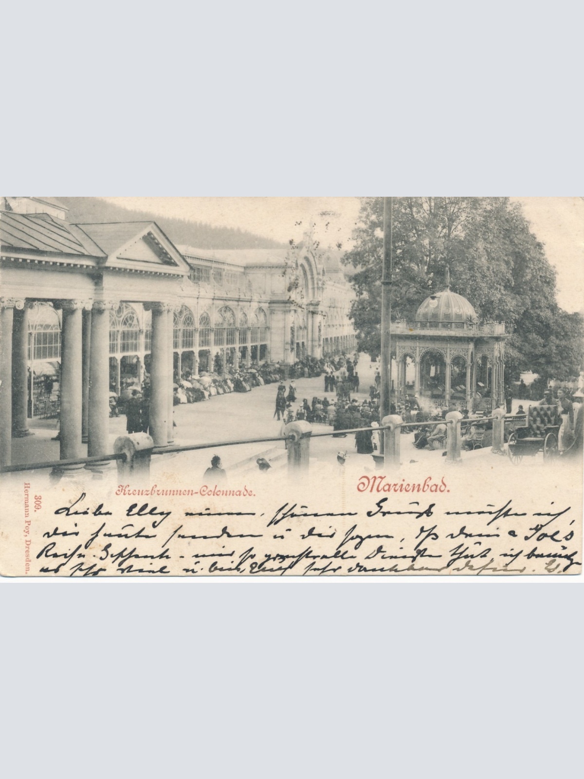 AK aus Marienbad Tschechoslowakei Ansichtskarte (15925)