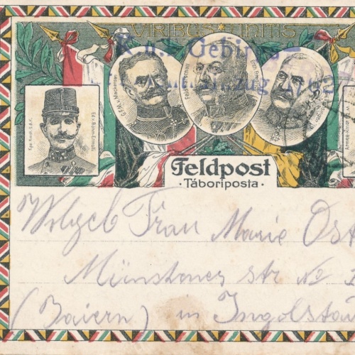 Feldpostkarte 336 K. K. Gebirgs - Etappentrainzug 1/62 Ansichtskarte (15978)